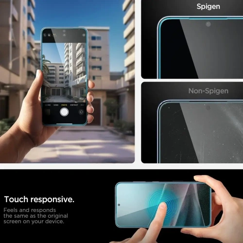 Kup Szkło hartowane Spigen GLAS.tR ez Fit Pro Samsung Galaxy S25 Edge Clear - SPN16770 - {ean13} - Sklep Home Screen