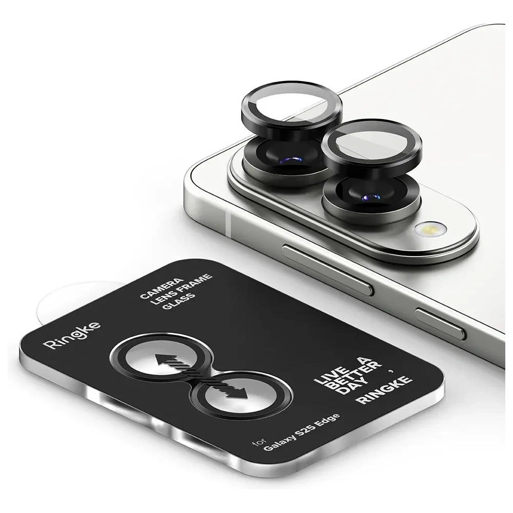 Nakładka Ringke Camera Frame Protector Samsung Galaxy S25 Edge Black