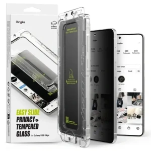 Kup Szkło hartowane Ringke Easy Slide Samsung Galaxy S25 Edge Privacy [2 PACK] - RGK11800 - {ean13} - Sklep Home Screen