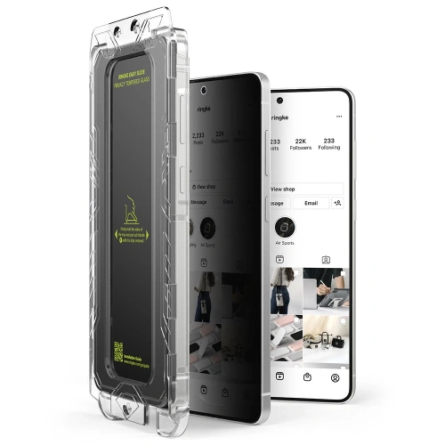 Kup Szkło hartowane Ringke Easy Slide Samsung Galaxy S25 Edge Privacy [2 PACK] - RGK11800 - {ean13} - Sklep Home Screen