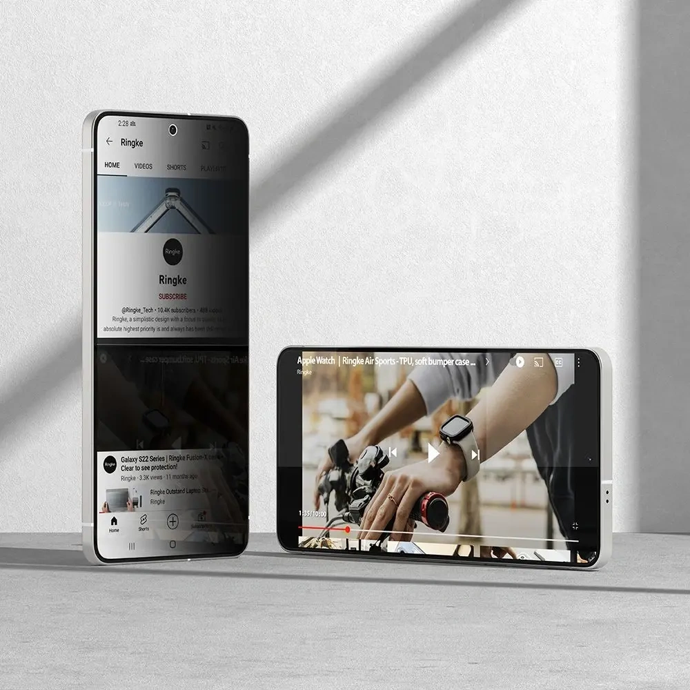 Szkło hartowane Ringke Easy Slide Samsung Galaxy S25 Edge Privacy [2 PACK]