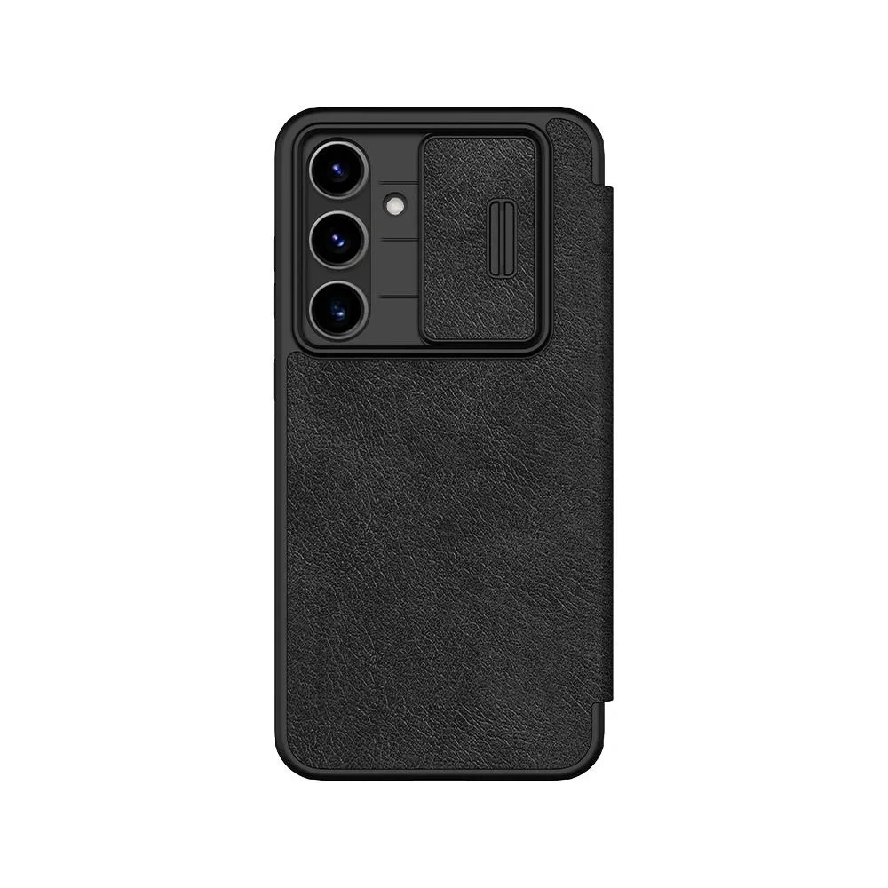 Etui Nillkin Qin Pro Leather Case Samsung Galaxy S24 FE czarny