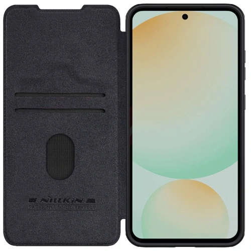 Buy Nillkin Qin Pro Leather Case Samsung Galaxy S24 FE black - NLK1695 - {ean13} - Home Screen Store Europe