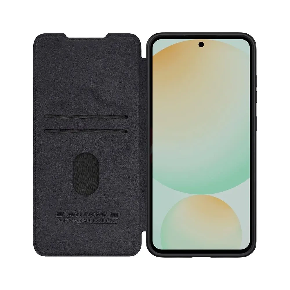 Etui Nillkin Qin Pro Leather Case Samsung Galaxy S24 FE czarny
