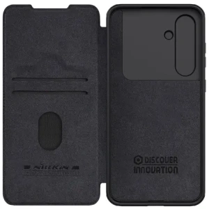 Buy Nillkin Qin Pro Leather Case Samsung Galaxy S24 FE black - NLK1695 - {ean13} - Home Screen Store Europe