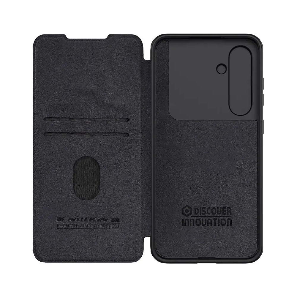 Etui Nillkin Qin Pro Leather Case Samsung Galaxy S24 FE czarny