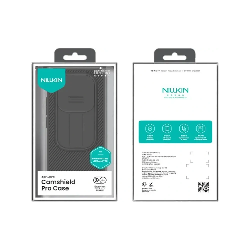 Etui Nillkin Camshield Pro Xiaomi Redmi Note 14 Pro niebieski