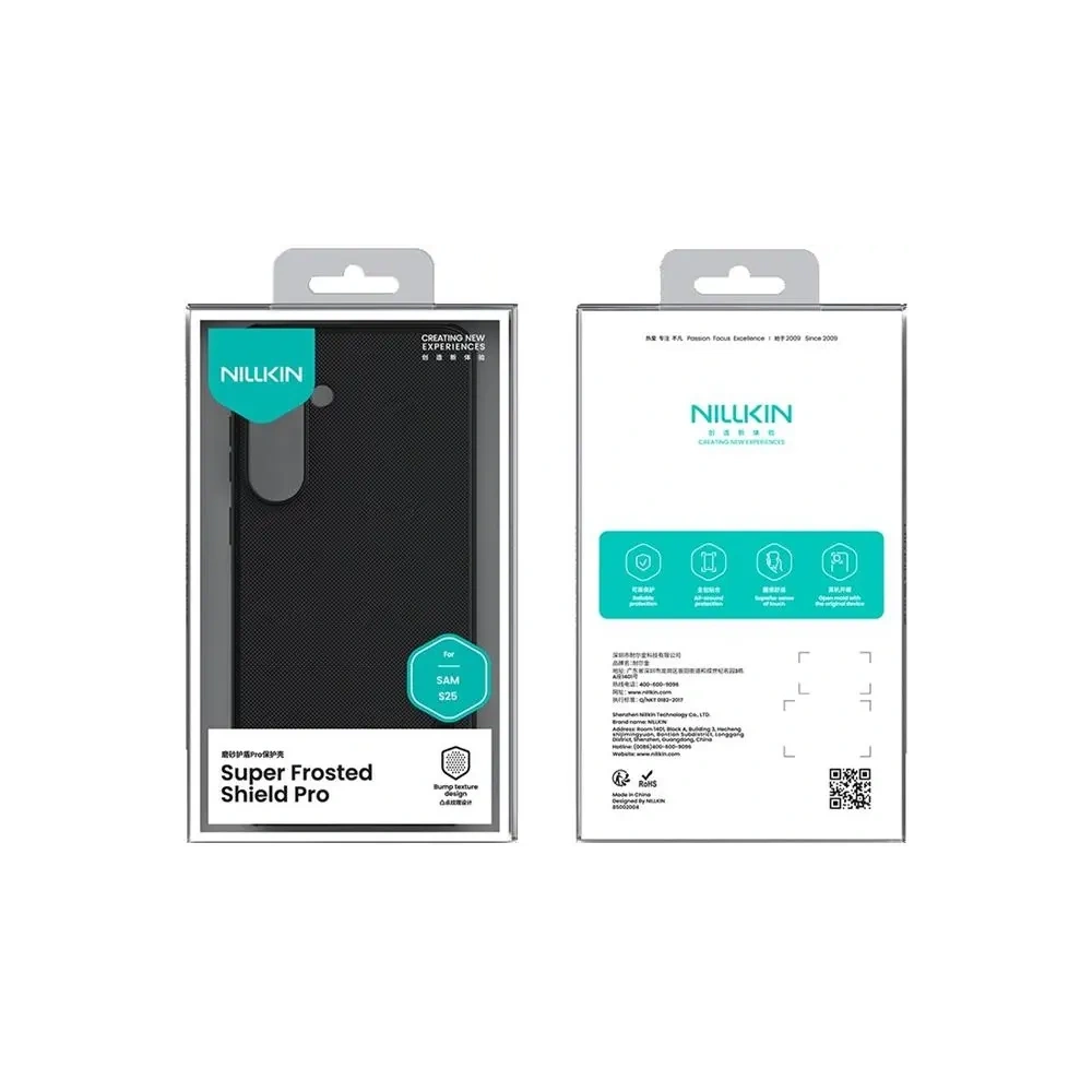 Etui Nillkin Super Frosted Shield Pro Samsung Galaxy S25 niebieski