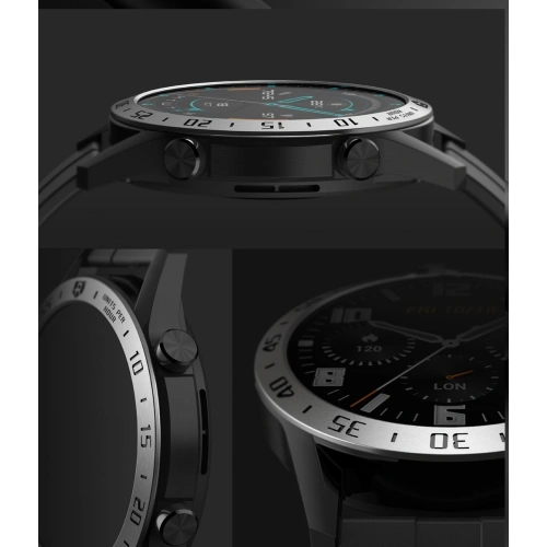Buy Ringke Bezel Styling Huawei Watch GT 2 46mm Stainless Steel Silver HW-GT2-46-01 - RGK1195SLV - {ean13} - Home Screen Store Europe