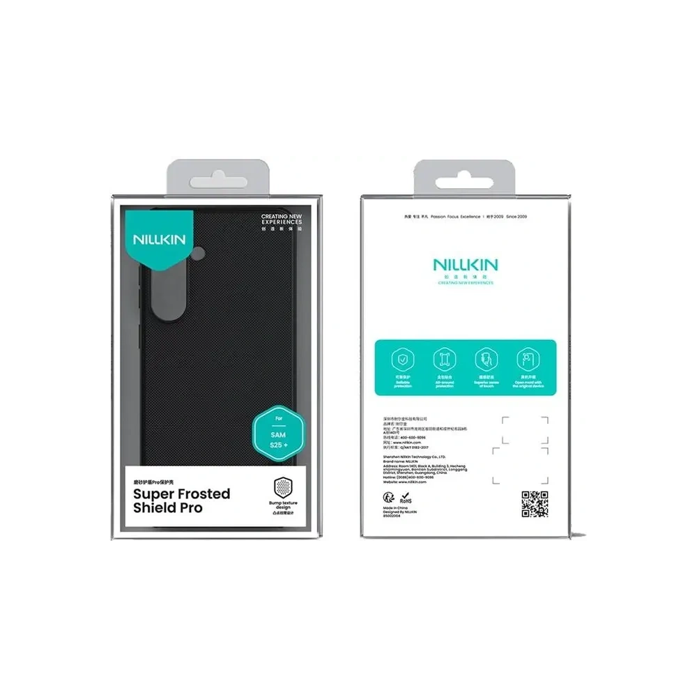 Etui Nillkin Super Frosted Shield Pro Samsung Galaxy S25+ Plus niebieski