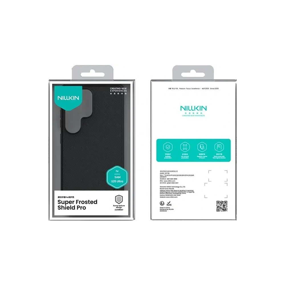 Etui Nillkin Super Frosted Shield Pro Samsung Galaxy S25 Ultra czerwony