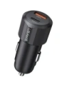 USAMS YT Series CC283 60W Car Charger 1xUSB-A 1xUSB-C black