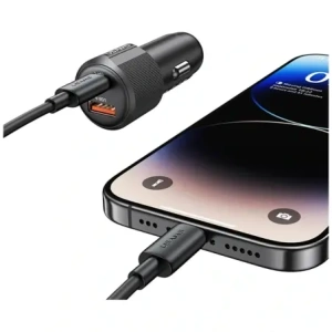 Kup Încărcător auto USAMS YT Series CC283 60W 1xUSB-A 1xUSB-C negru - USA1254 - {ean13} - Sklep Home Screen