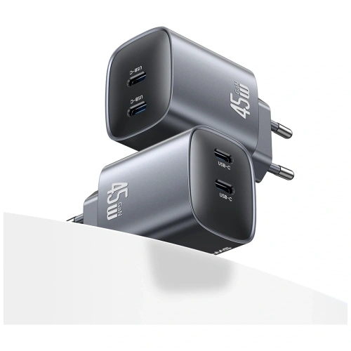 Kup Încărcător de perete USAMS CC305 T66 45W GaN 2xUSB-C deteriorat - USA1255 - {ean13} - Sklep Home Screen