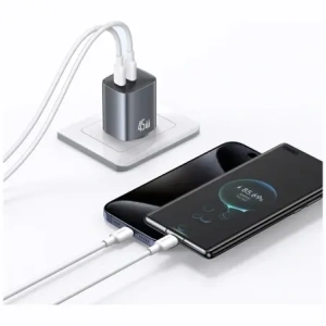 Kup Încărcător de perete USAMS CC305 T66 45W GaN 2xUSB-C deteriorat - USA1255 - {ean13} - Sklep Home Screen