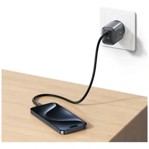 Kup Încărcător de perete USAMS CC305 T66 45W GaN 2xUSB-C deteriorat - USA1255 - {ean13} - Sklep Home Screen