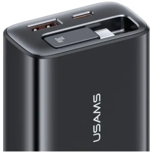 Kup Încărcător de perete USAMS Xiang Series CC296 30W USB-A, USB-C + cablu USB-C alb - USA1256 - {ean13} - Sklep Home Screen