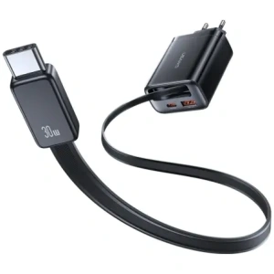 Kup Încărcător de perete USAMS Xiang Series CC296 30W USB-A, USB-C + cablu USB-C alb - USA1256 - {ean13} - Sklep Home Screen