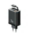 Kup Încărcător de perete USAMS Xiang Series CC296 30W USB-A, USB-C + cablu USB-C negru - USA1257 - {ean13} - Sklep Home Screen