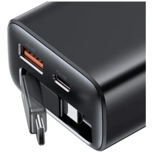 Kup Încărcător de perete USAMS Xiang Series CC296 30W USB-A, USB-C + cablu USB-C negru - USA1257 - {ean13} - Sklep Home Screen