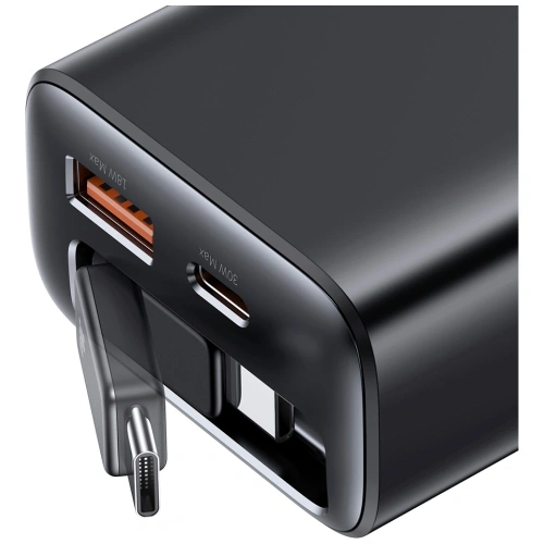 Kup Încărcător de perete USAMS Xiang Series CC296 30W USB-A, USB-C + cablu USB-C negru - USA1257 - {ean13} - Sklep Home Screen