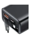 Kup Încărcător de perete USAMS Xiang Series CC296 30W USB-A, USB-C + cablu USB-C negru - USA1257 - {ean13} - Sklep Home Screen