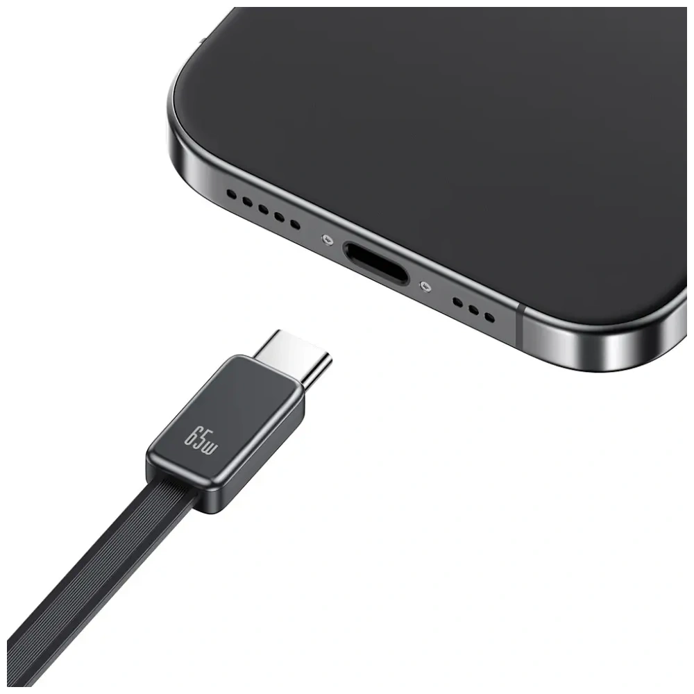 Ładowarka sieciowa USAMS Xiang Series CC299 65W USB-A, USB-C + kabel USB-C biały