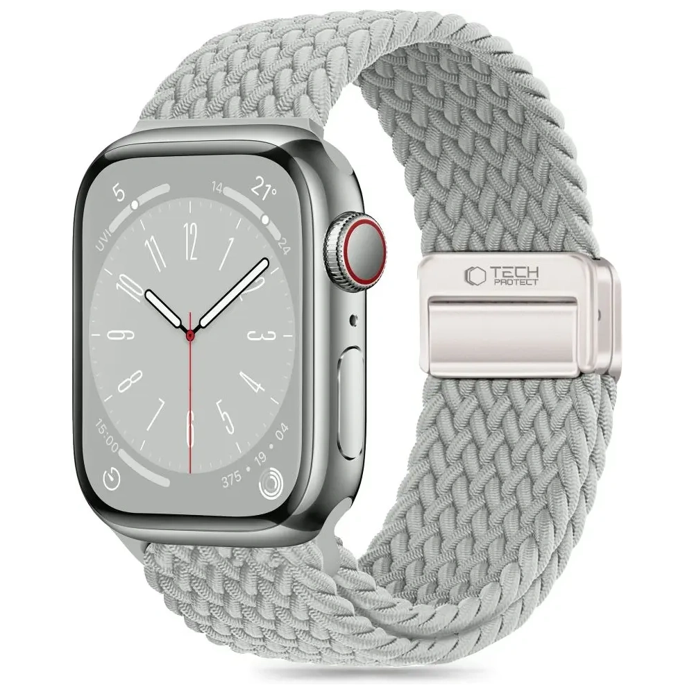 Pasek Tech-Protect Nylonmag Apple Watch 6 / 7 / 8 / 9 / 10 / SE / Ultra 1 / 2 44/45/46/49mm Stone