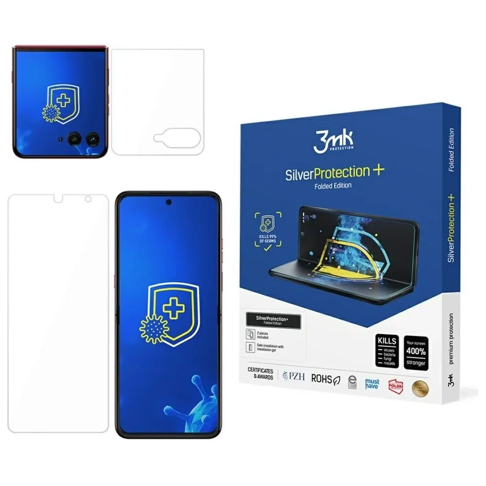 Antymikrobowa folia ochronna 3MK SilverProtect+ do Motorola Razr 60 Ultra Folded Edition