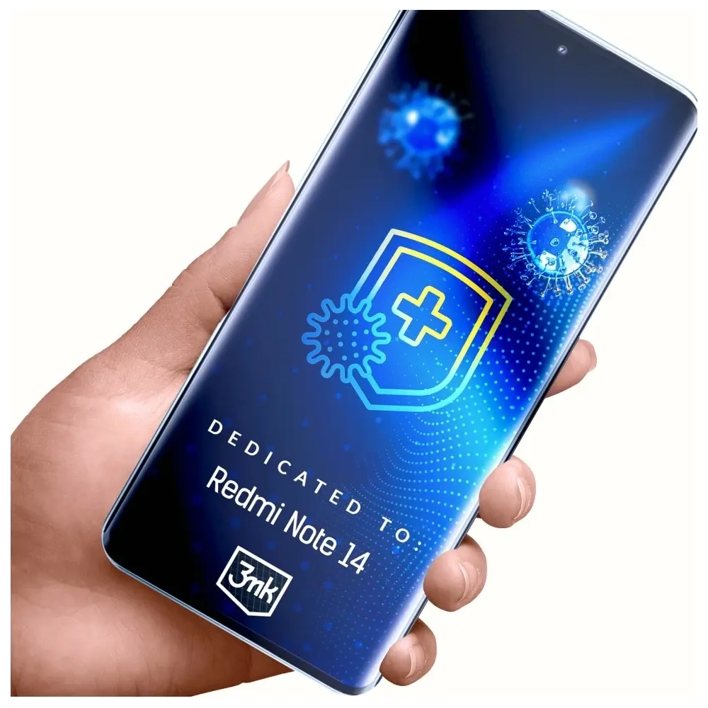 Antymikrobowa folia ochronna 3MK SilverProtect+ do Redmi Note 14 4G