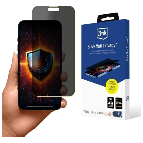 Buy 3MK Silky Matt Privacy Apple iPhone 14 Pro Max - 3MK16027 - {ean13} - Home Screen Store Europe