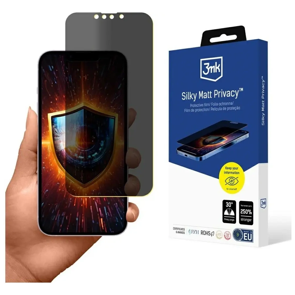 Folia prywatyzująca 3MK Silky Matt Privacy do Apple iPhone 16E