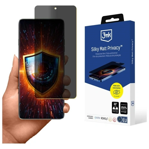 Buy 3MK Silky Matt Privacy Motorola Edge 60 Pro - 3MK16035 - {ean13} - Home Screen Store Europe