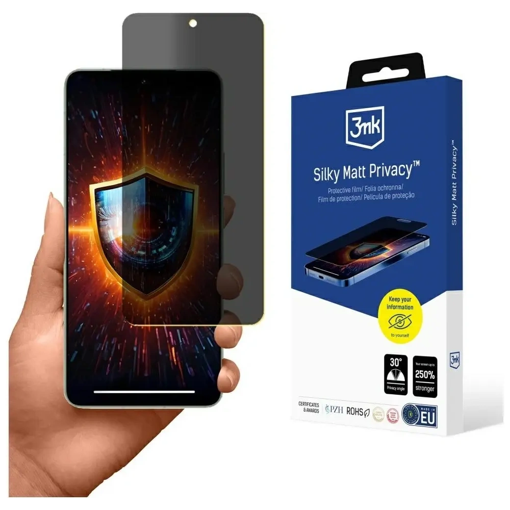Folia prywatyzująca 3MK Silky Matt Privacy do Xiaomi 15 Pro