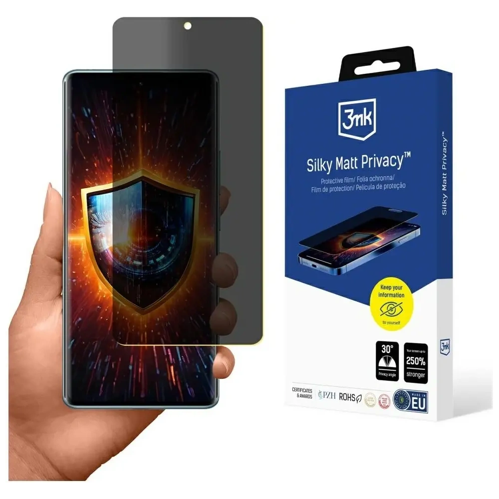 Folia prywatyzująca 3MK Silky Matt Privacy do Redmi Note 14 Pro 4G
