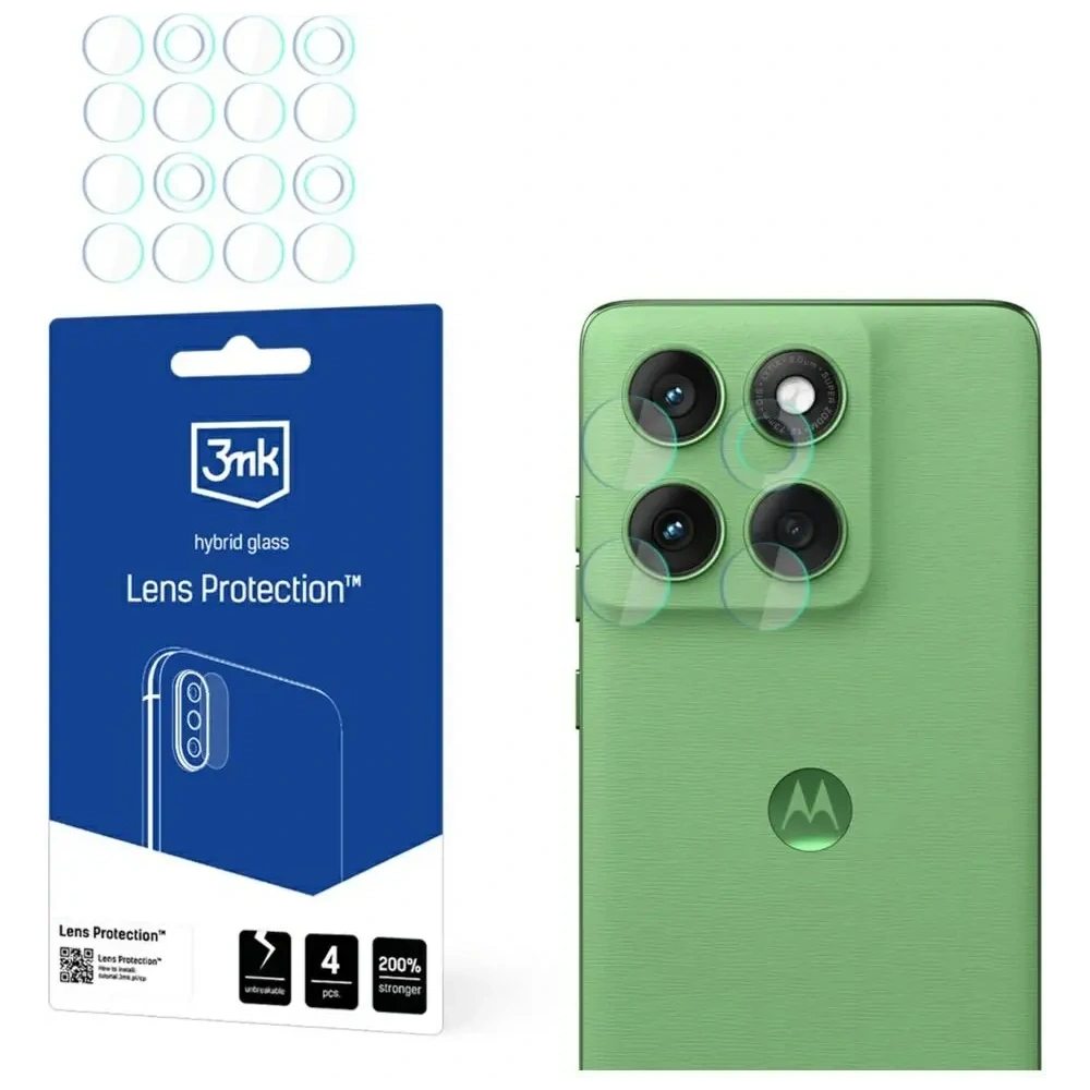 Ochrona na obiektyw aparatu 3MK Lens Protection do Motorola Edge 60 Fusion / Edge 60 [4 PACK]
