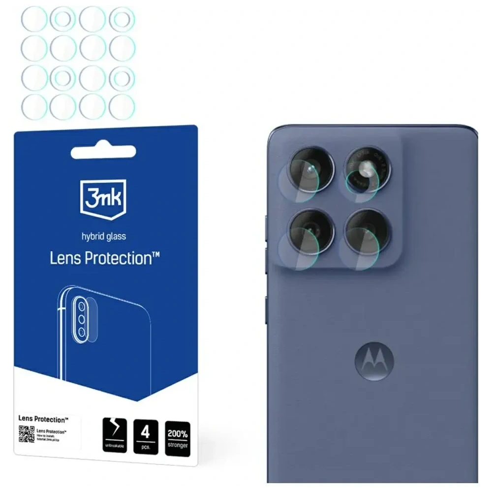 Ochrona na obiektyw aparatu 3MK Lens Protection do Motorola Edge 60 Fusion / Edge 60 [4 PACK]