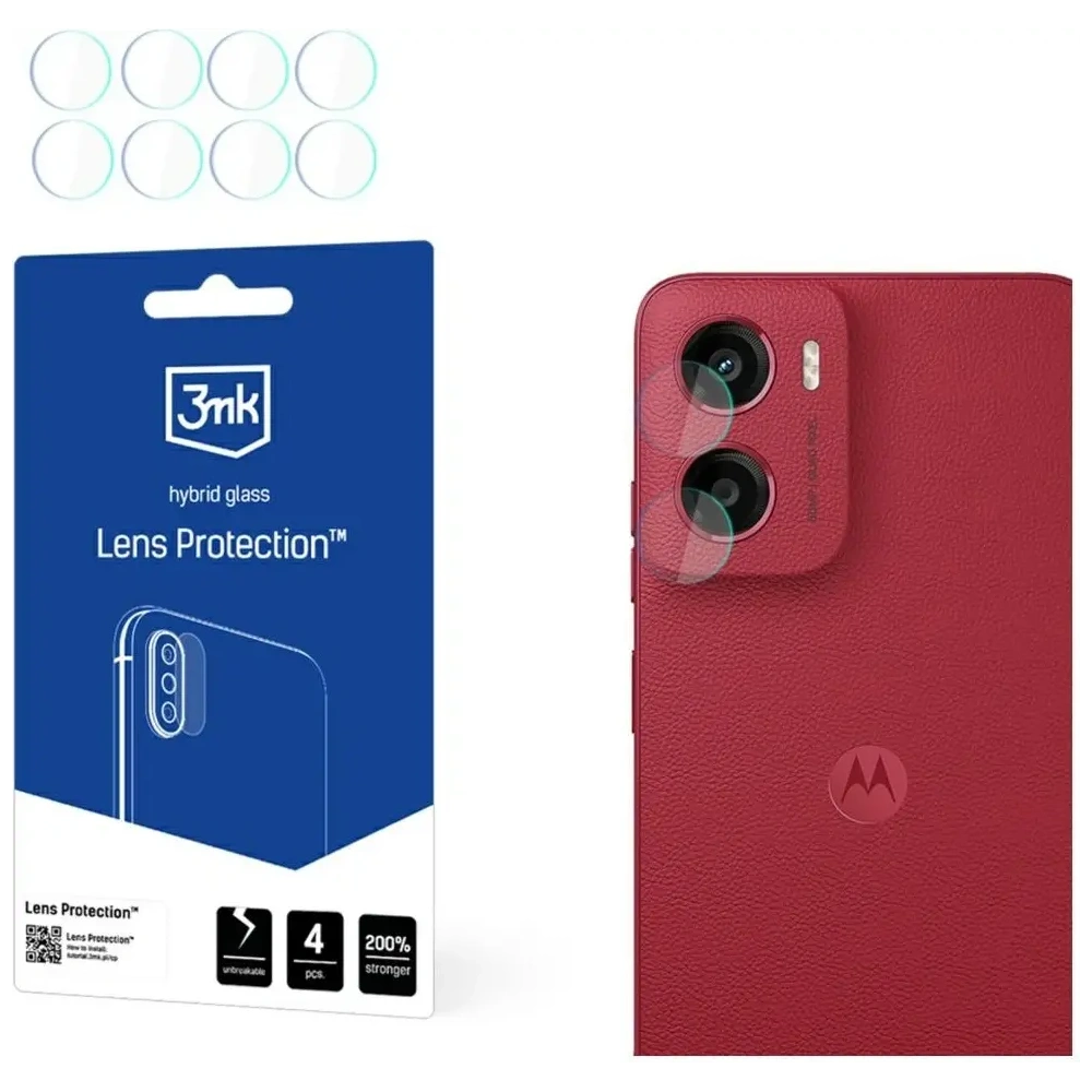 Ochrona na obiektyw aparatu 3MK Lens Protection do Motorola Moto G05 [4 PACK]