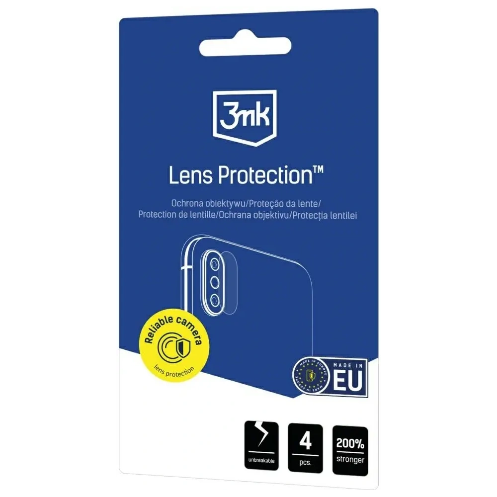 Ochrona na obiektyw aparatu 3MK Lens Protection do Samsung Galaxy A56 5G [4 PACK]