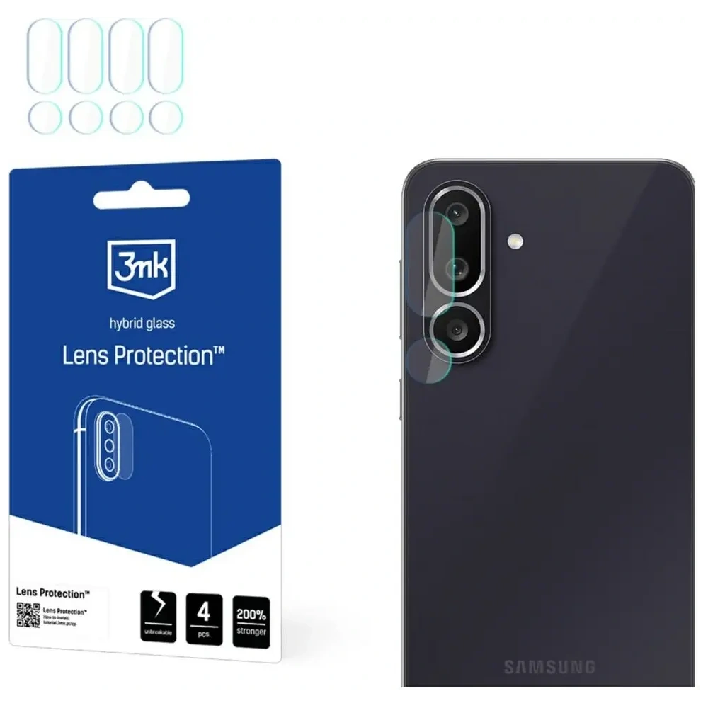 Ochrona na obiektyw aparatu 3MK Lens Protection do Samsung Galaxy M56 [4 PACK]