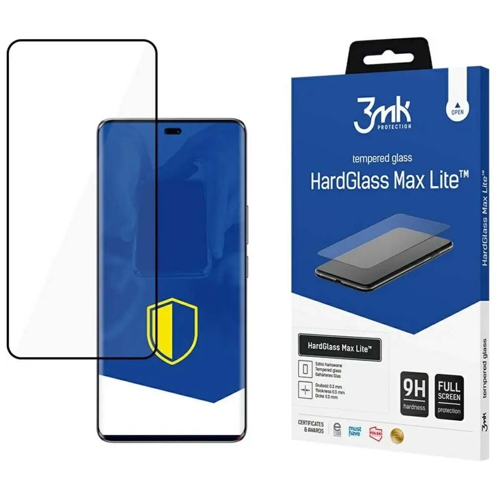 Szkło hartowane 3MK HardGlass Max Lite do Honor Magic7 Lite czarny