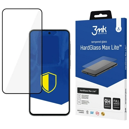 Buy Tempered glass 3MK HardGlass Max Lite for Samsung Galaxy A36 / A56 black - 3MK16159 - {ean13} - Home Screen Store Europe