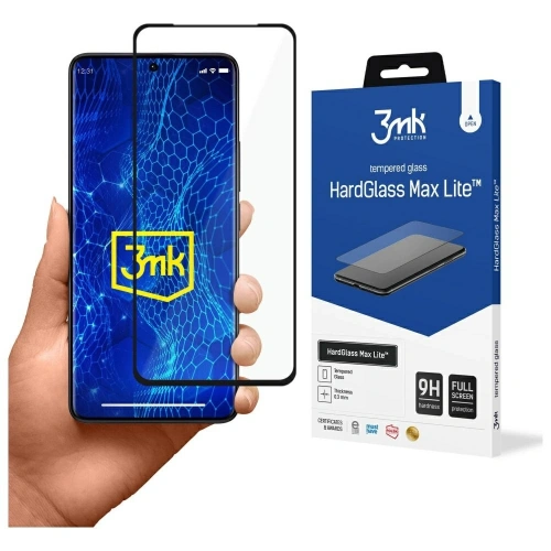Kup Szkło hartowane 3MK HardGlass Max Lite do Xiaomi Redmi Note 13 Pro+ Plus czarny - 3MK16165 - {ean13} - Sklep Home Screen