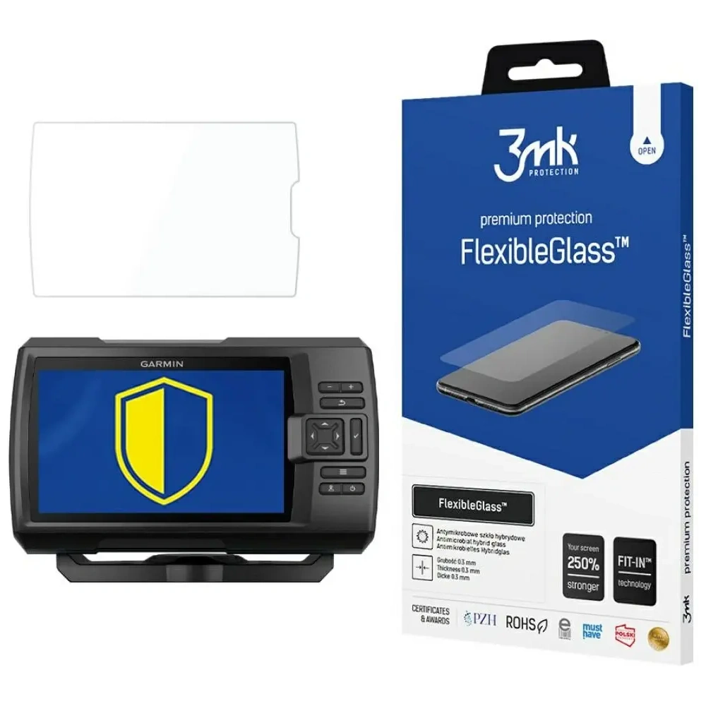Szkło hybrydowe 3MK FlexibleGlass do Garmin Striker Plus 7sv