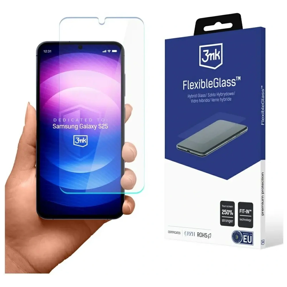 Szkło hybrydowe 3MK FlexibleGlass do Samsung Galaxy S25