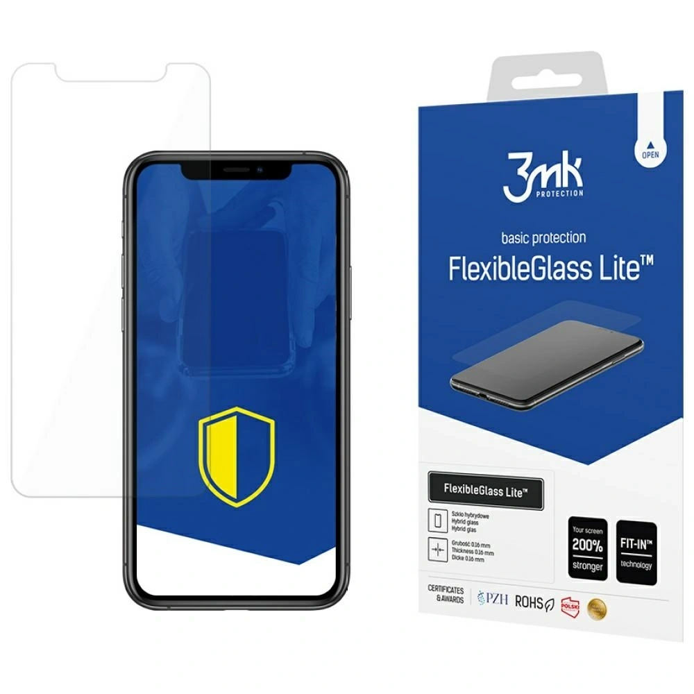 Szkło hybrydowe 3MK FlexibleGlass Lite do Apple iPhone X / XS / 11 Pro