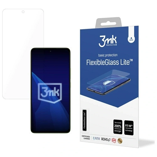 Kup Hybrid üveg 3MK FlexibleGlass Lite a Redmi Note 14 4G-hez - 3MK16209 - {ean13} - Sklep Home Screen
