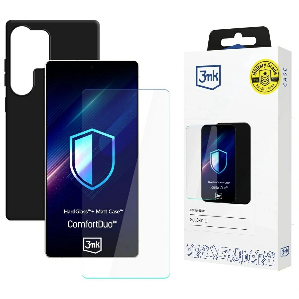 Zestaw 3MK ComfortDuo Matt do Samsung Galaxy S25 Ultra
