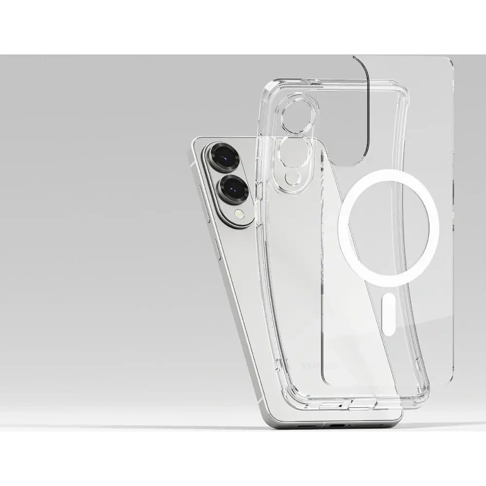 Etui Ringke Fusion Magnetic MagSafe Samsung Galaxy S25 Edge Clear
