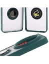 Kup Bizon Case Hybrid Ring Xiaomi 15 Ultra rauchig mit einem dunkelgrünen Rahmen - BIZ9155 - {ean13} - Sklep Home Screen